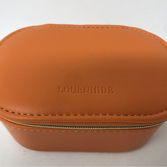 Louenhide Travel Jewellery Case, Travel Size - Orange/Light Gold - Picture 4 of 11